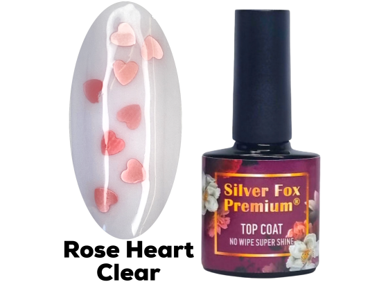 Топ  ROSE HEART CLEAR, 8 ml