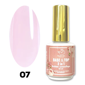 BASE & TOP RUBBER CAMOUFLAGE 2IN1 #07, 15 МЛ